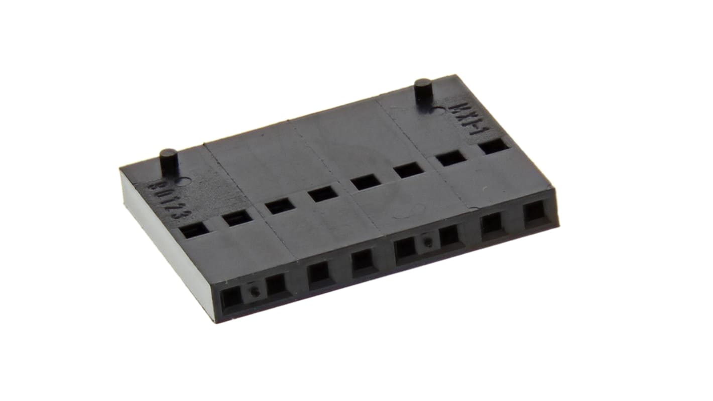 Boitier de connecteur Femelle, 8 contacts 1 rang , pas 2.54mm, Droit, série C-Grid III