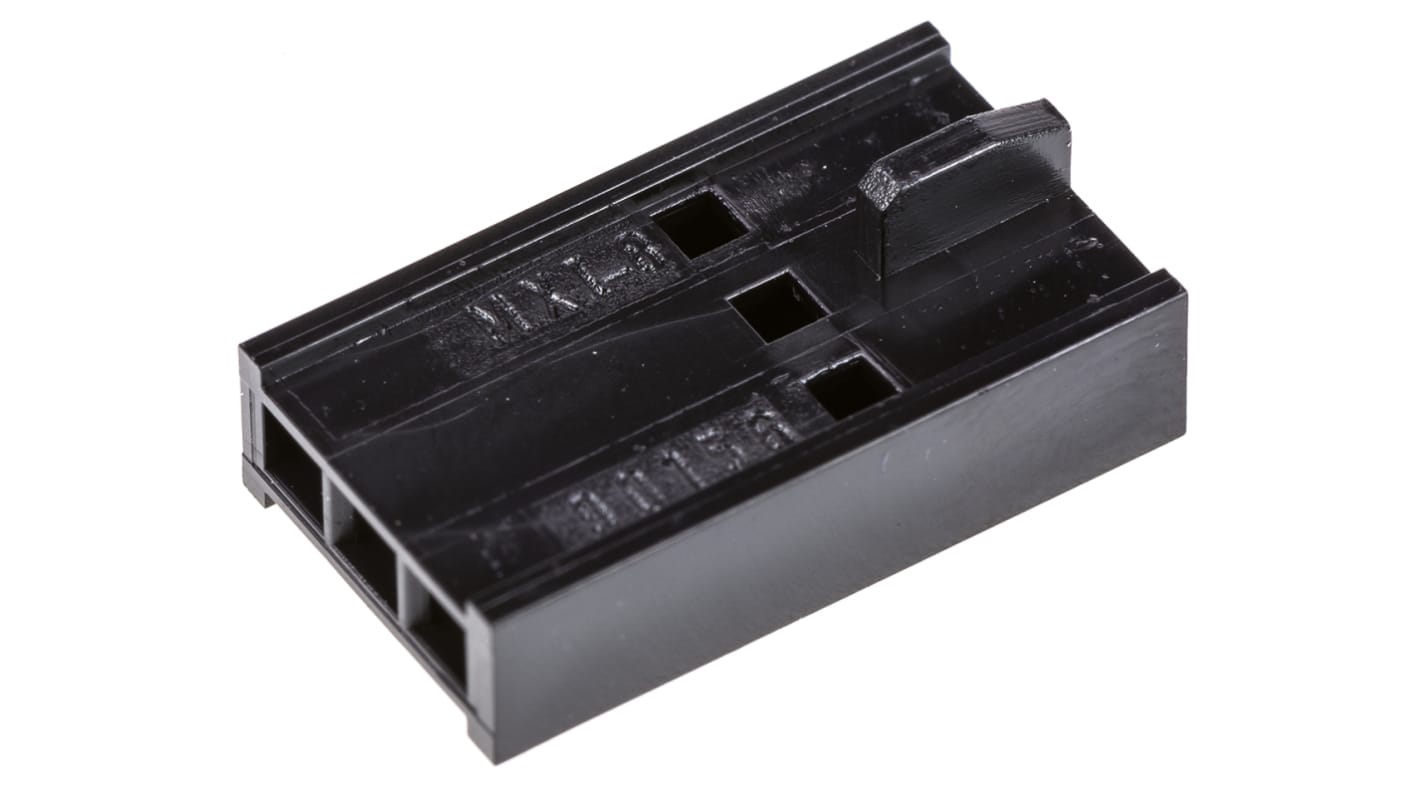 Carcasa de conector Molex 90156-0143, Serie C-Grid III, paso: 2.54mm, 3 contactos, , 1 fila filas, Recto, Hembra