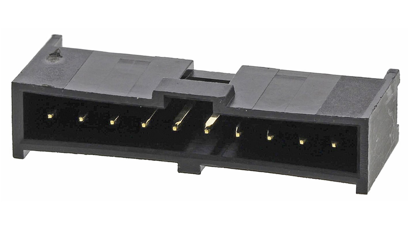 Molex C-Grid III Series Straight Through Hole PCB Header, 10 Contact(s), 2.54mm Pitch, 1 Row(s), Shrouded