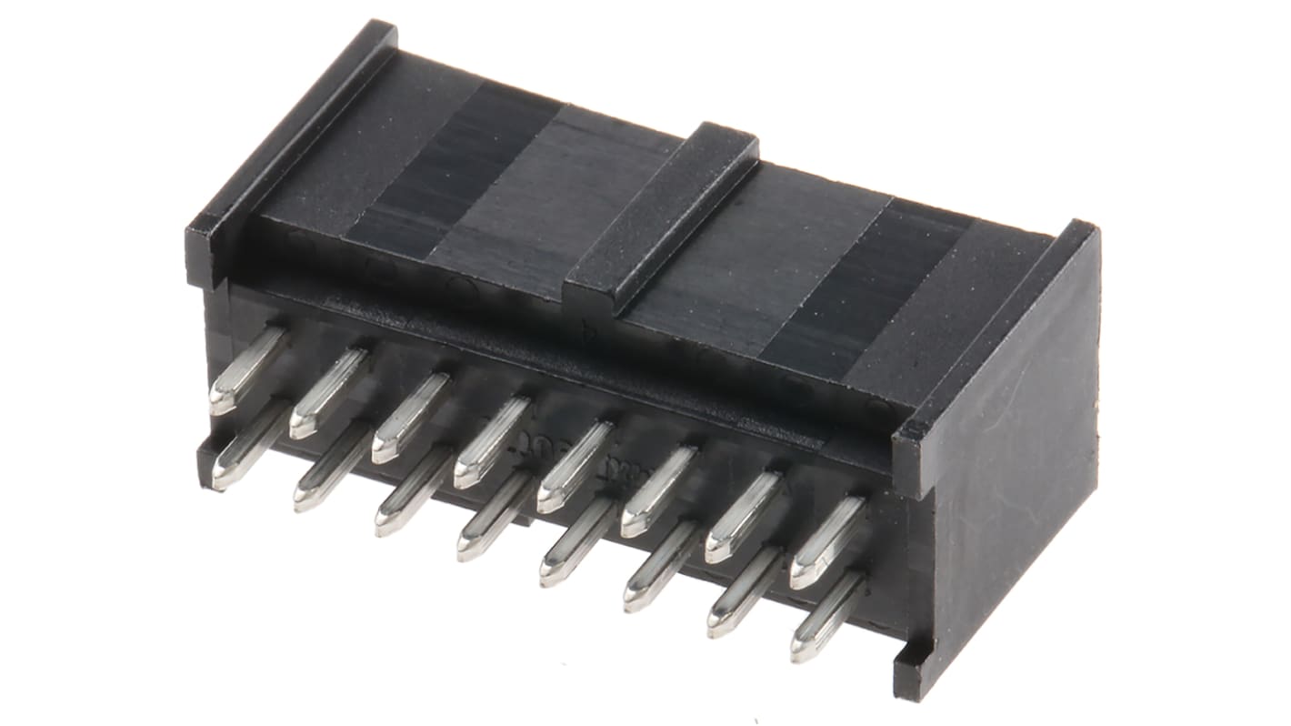 Molex C-Grid III Series Straight Through Hole PCB Header, 16 Contact(s), 2.54mm Pitch, 2 Row(s), Shrouded