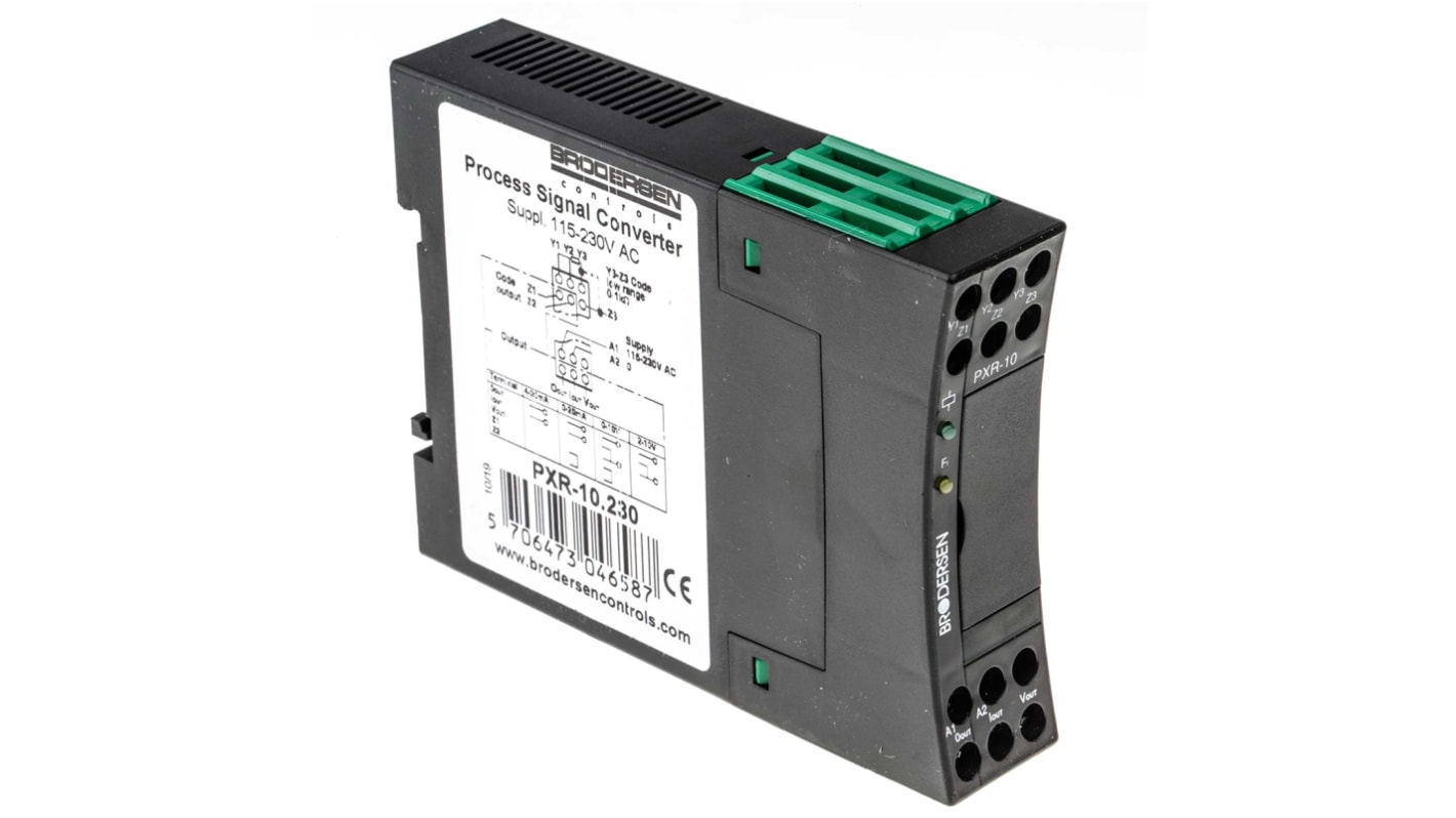 Brodersen Controls 2SC Series Signal Conditioner, Resistance Input, Current, Voltage Output, 115 → 230V ac Supply