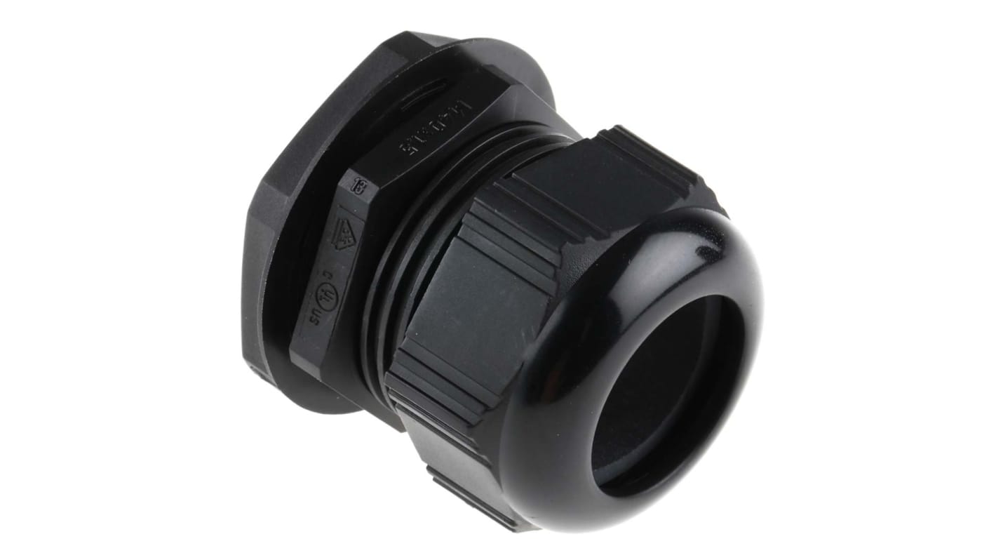 Lapp SKINTOP Series Black Polyamide Cable Gland, M40 Thread, 16mm Min, 28mm Max, IP66, IP68, IP69K