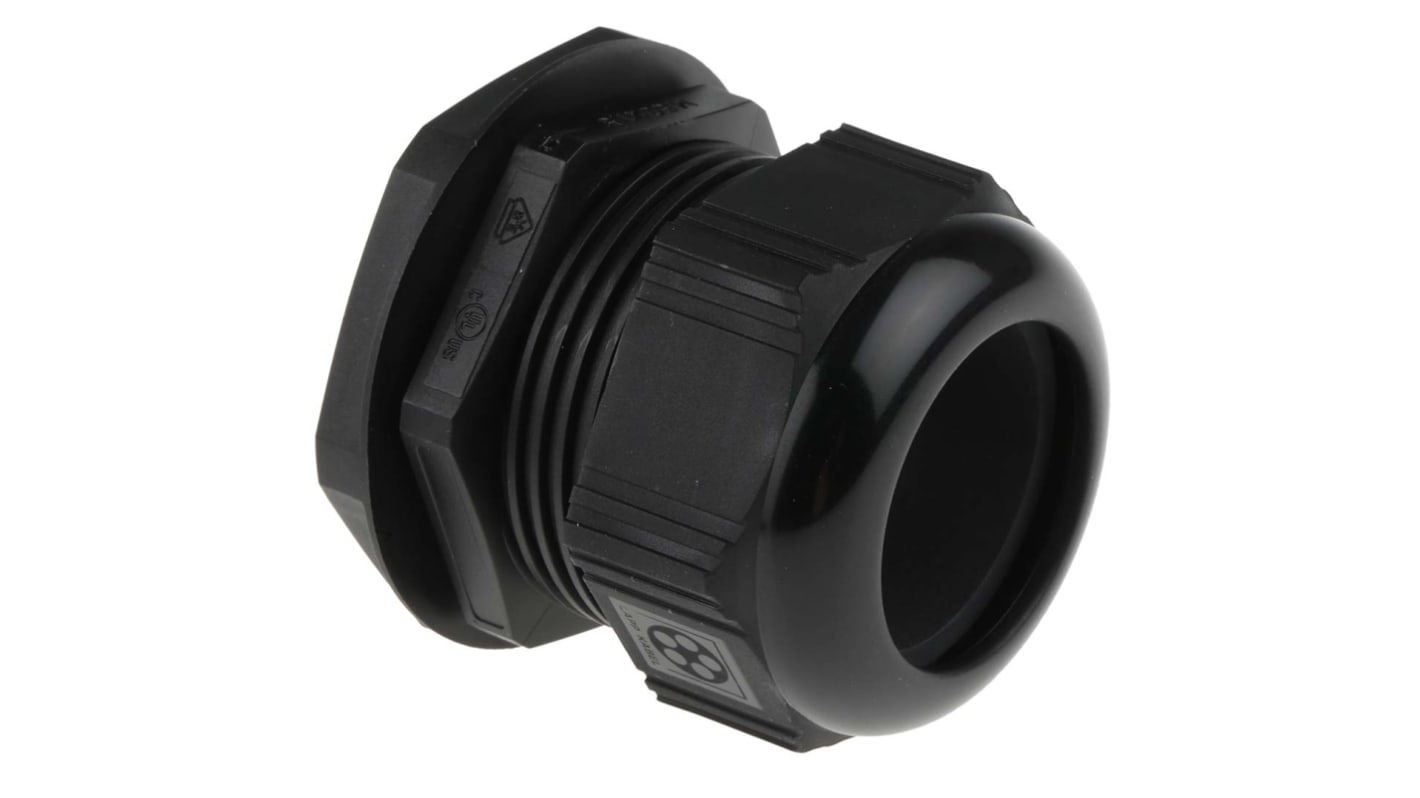 Lapp SKINTOP Series Black Polyamide Cable Gland, M50 Thread, 27mm Min, 34mm Max, IP66, IP68, IP69K