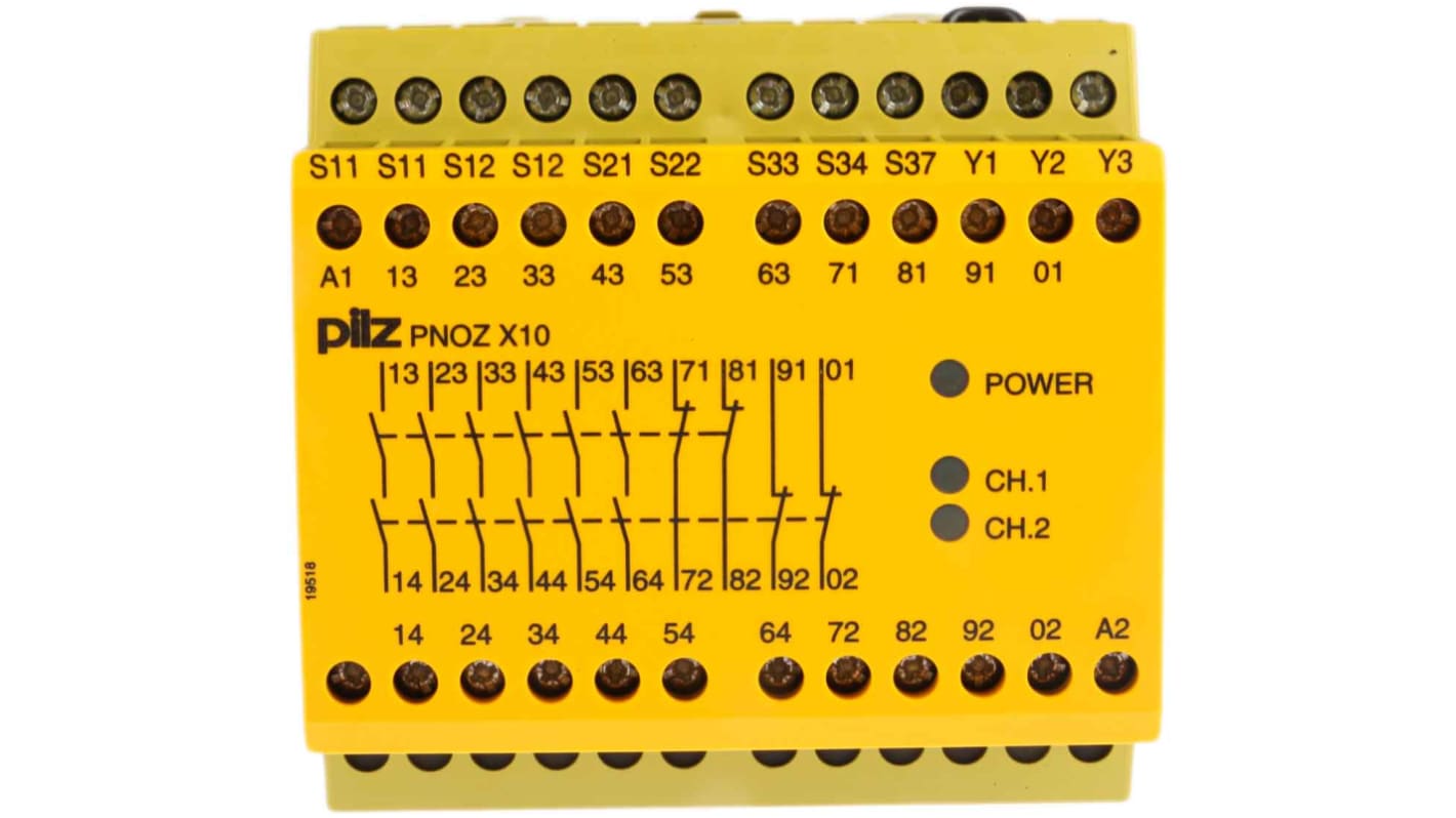 774709 Pilz Single/DualChannel Safety Switch/Interlock Safety Relay