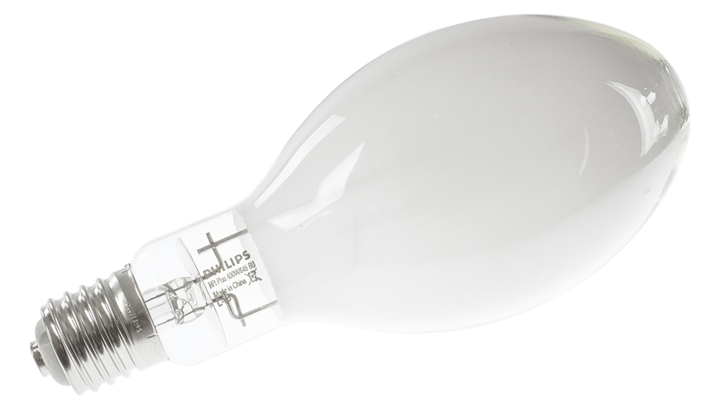 Lampada agli alogenuri metallici Ellittica Philips Lighting 400 W, 4300K, GES/E40, bulbo diffondente, 32500 lm, durata