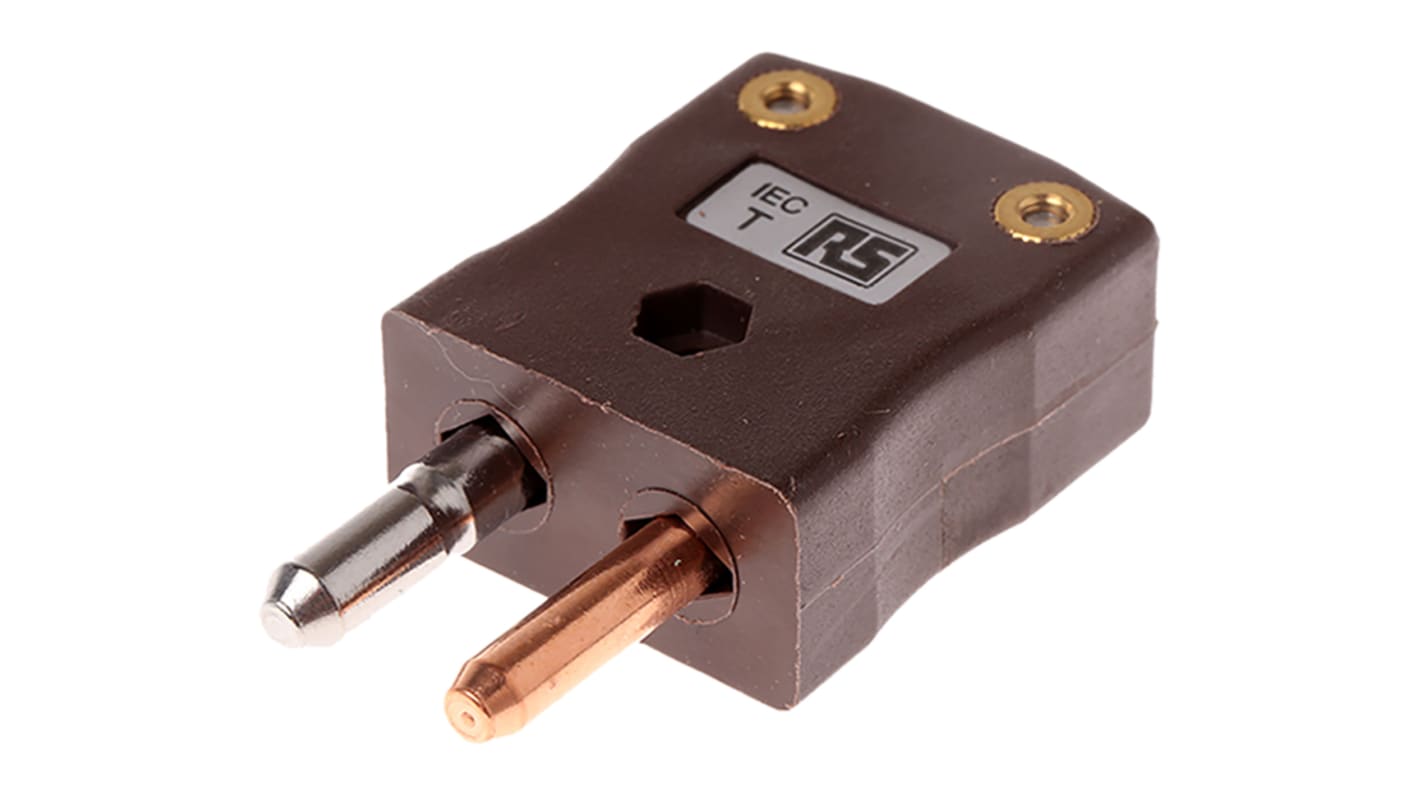 RS PRO, Standard Thermocouple Connector for Use with Type T Thermocouple, 6mm Probe, IEC, RoHS Compliant Standard