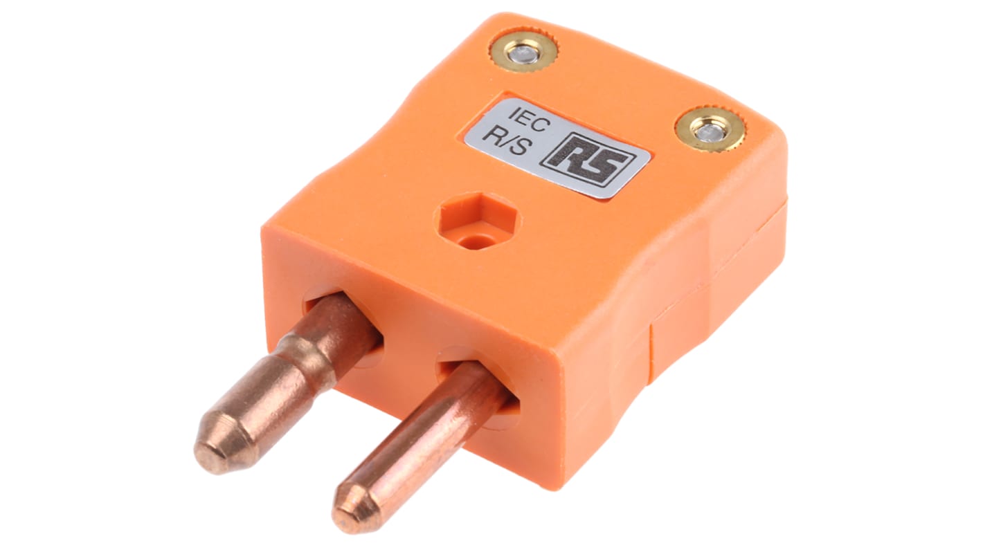 RS PRO, Standard Thermocouple Connector for Use with Type R/S Thermocouple, 6mm Probe, IEC, RoHS Compliant Standard