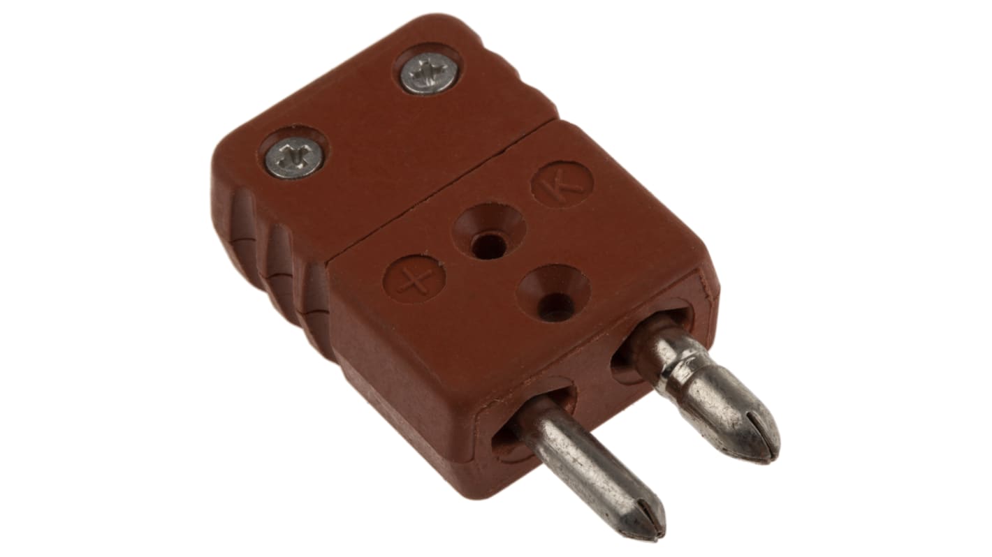 RS PRO High Temperature Thermocouple Connector for Use with Type K Thermocouple, Standard Size, IEC Standard