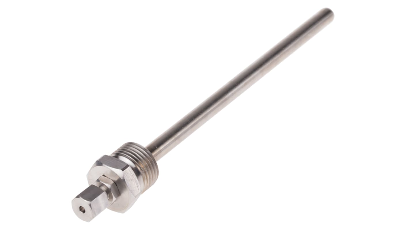 RS PRO Thermowell for Use with Temperature Sensor, 1/2 BSP, 3mm Probe, RoHS Compliant Standard