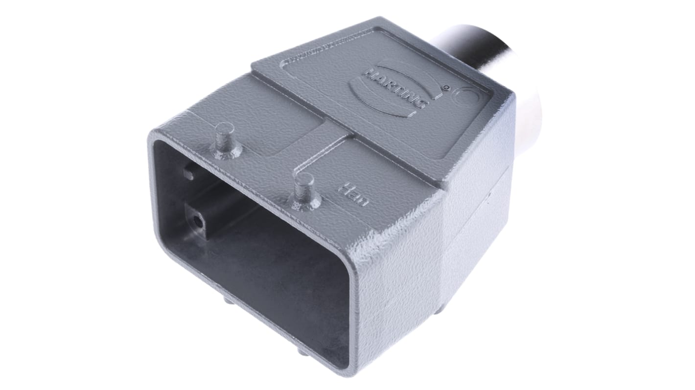 Carcasa para conector industrial con entrada superior HARTING serie Han B tamaño 10B