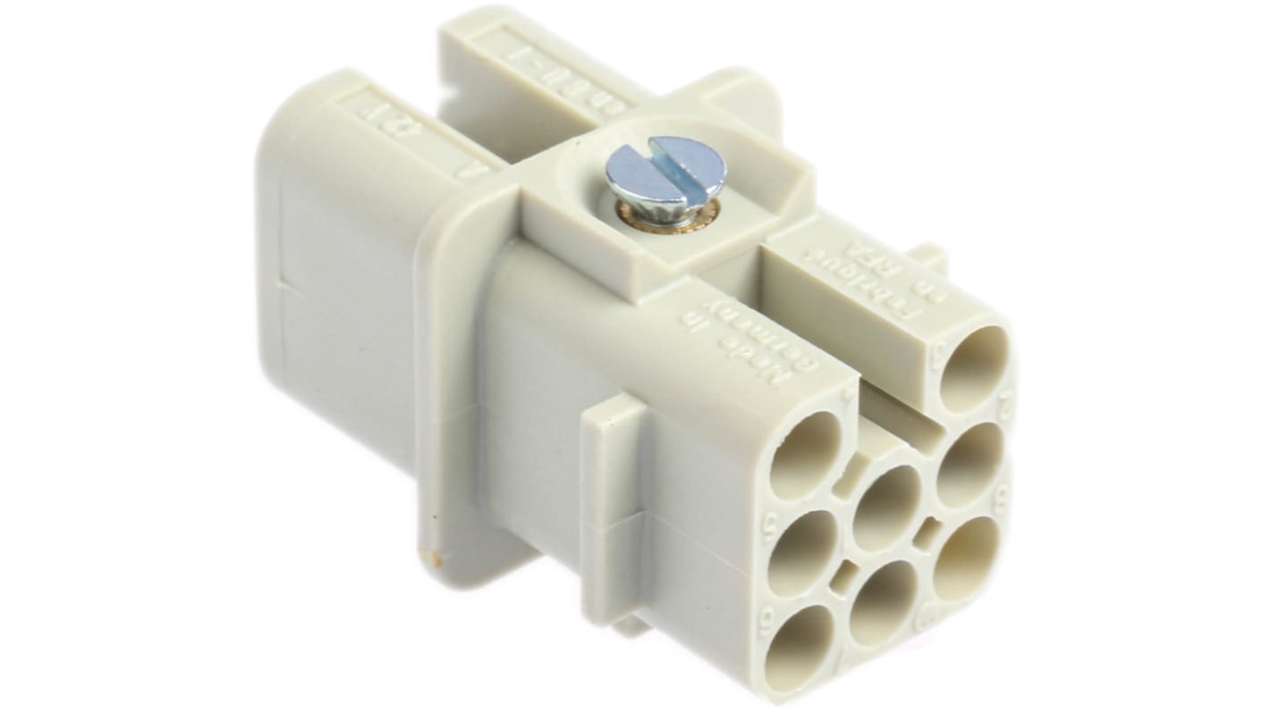 Inserto de conector de potencia HARTING Hembra, serie Han D