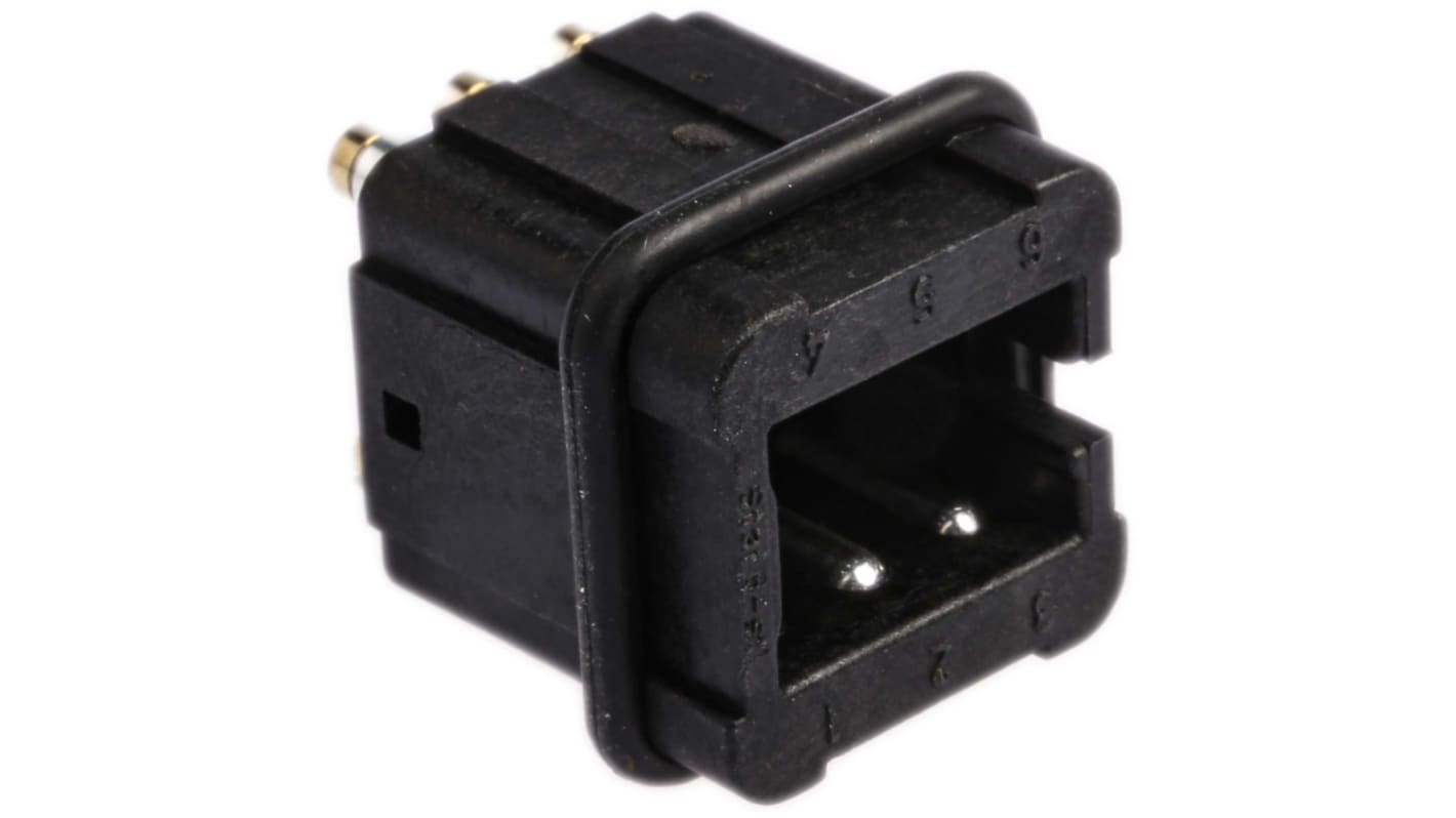 Staf Series Connector Housing, Male, 6 Way, 10A, 50 V