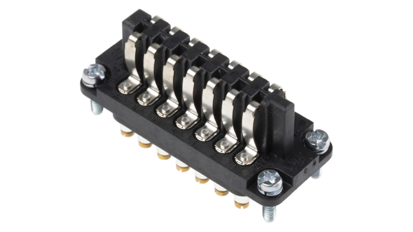 Inserto de conector de potencia Harting Hembra, serie STAF, configuración 14P+E