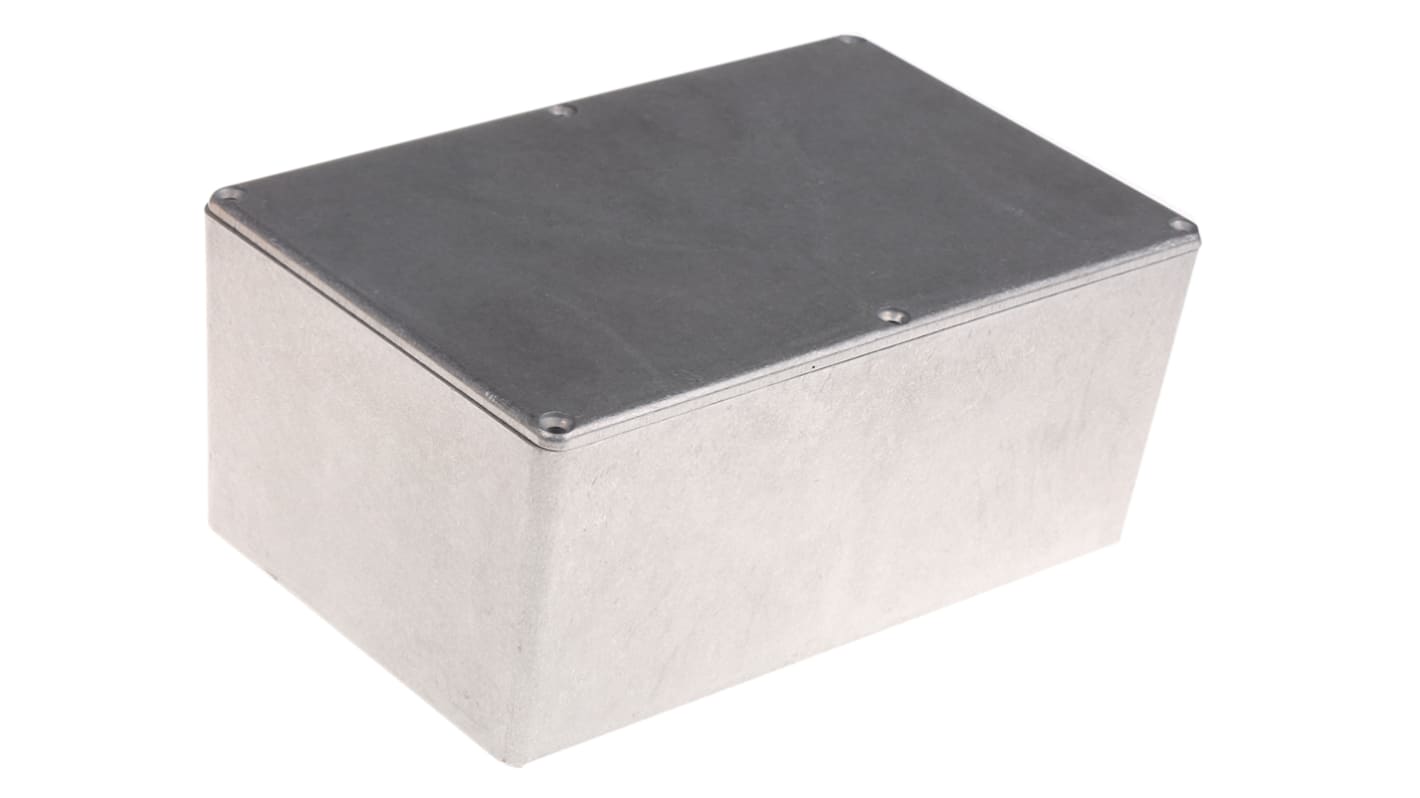 Caja Hammond de Aluminio Presofundido Natural, 188 x 120 x 80.291mm, IP65, Apantallada