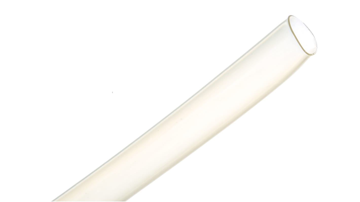 Tubo termorretráctil TE Connectivity de Poliolefina Transparente, contracción 6:1, Ø 9mm, long. 1.2m, forrado con