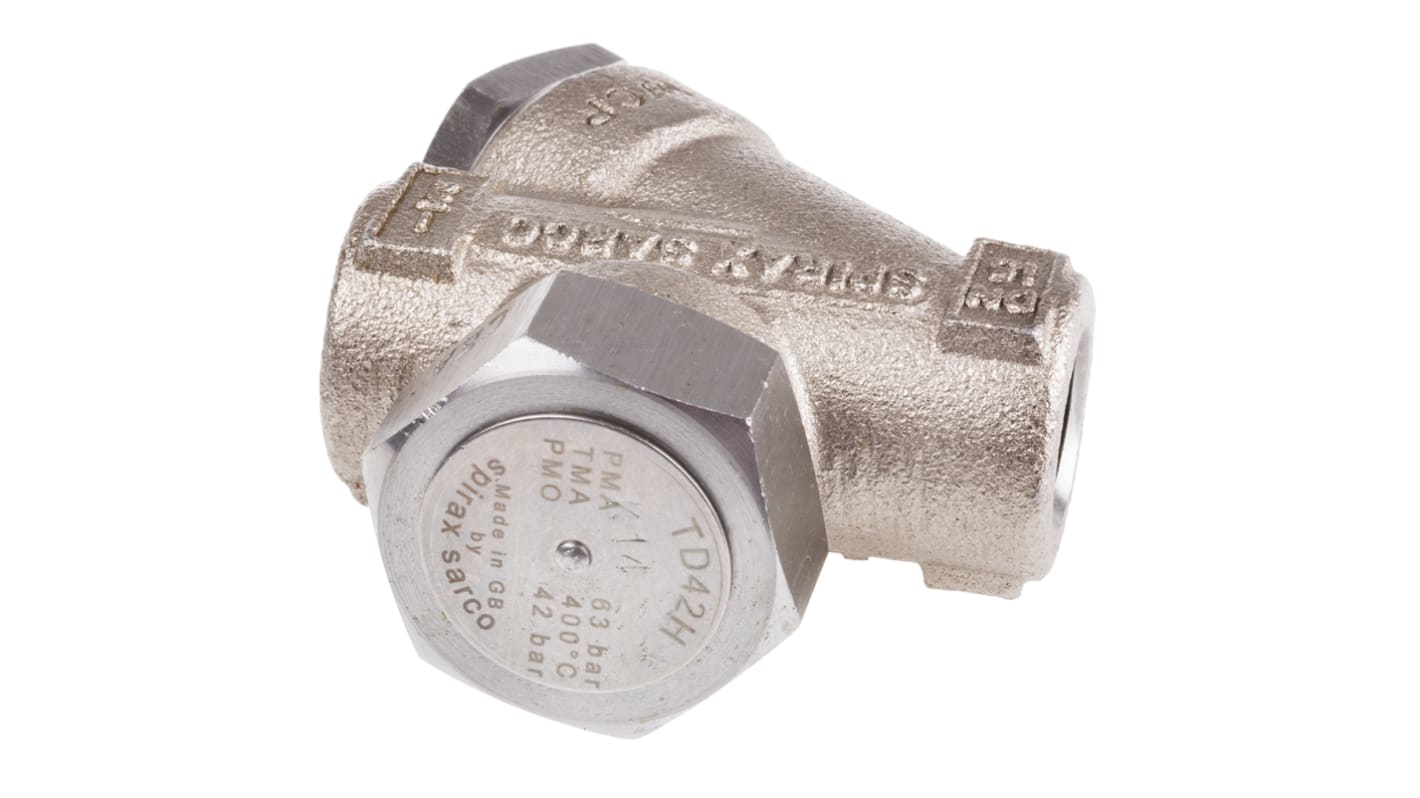 Spirax Sarco 42 bar Stainless Steel Thermodynamic Steam Trap, 1/2 in BSP Female