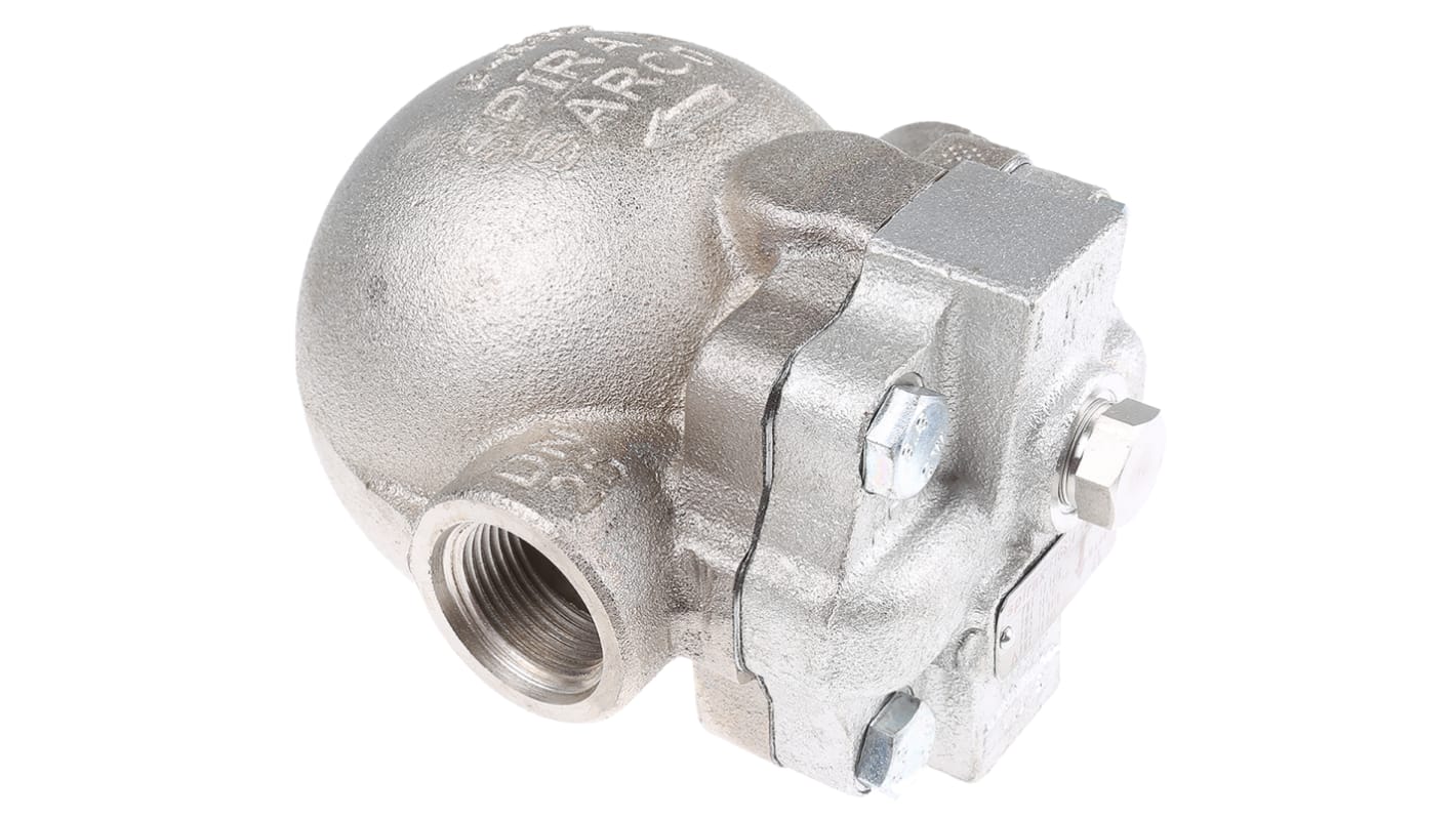 Spirax Sarco Kondensatableiter Thermostatisch BSP1 Buchse, Vertikal, 14 bar +240°C Eisen