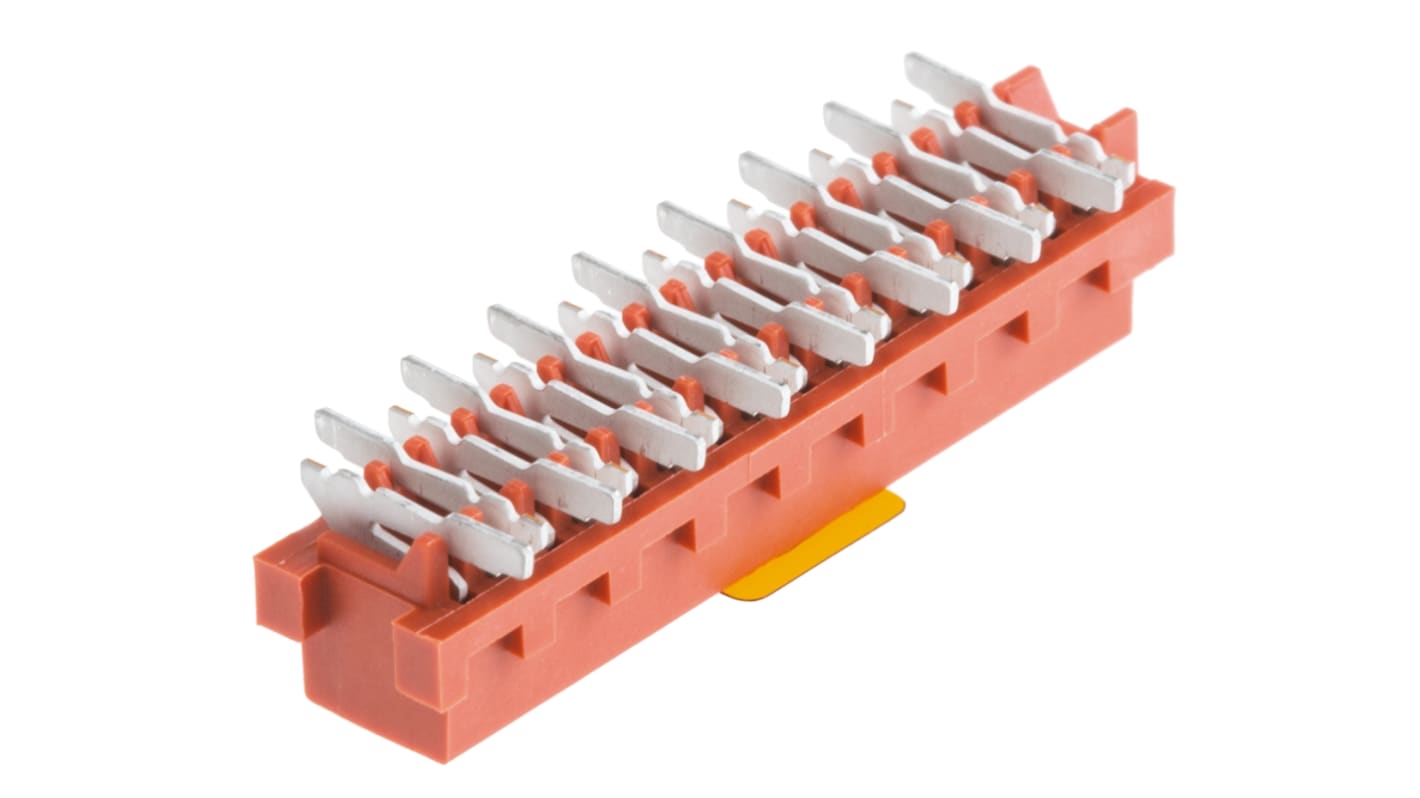 Conector hembra para PCB TE Connectivity serie Micro-MaTch, de 16 vías en 2 filas, paso 1.27mm, 230 V, 1.5A, Montaje