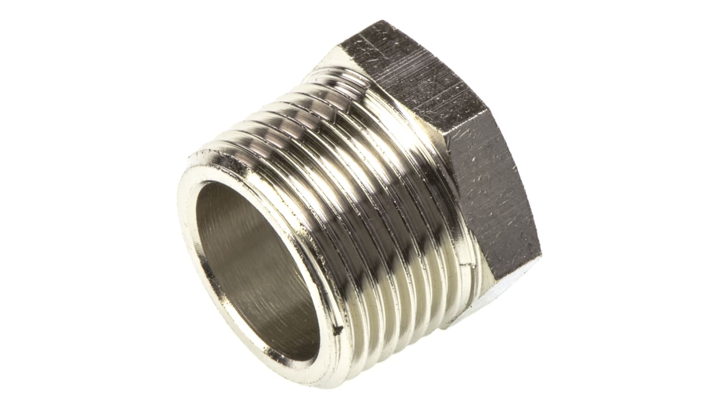 Legris LF3000 Series Straight Threaded Adaptor, R 3/4 Male to G 1/2 Female, Threaded Connection Style