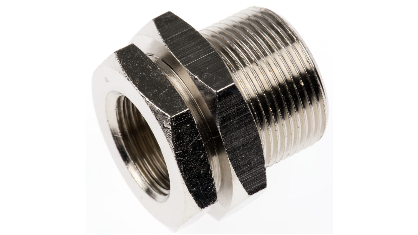 0920 00 21 Legris 0920 Series Bulkhead Threaded Adaptor, G 1/2 Female