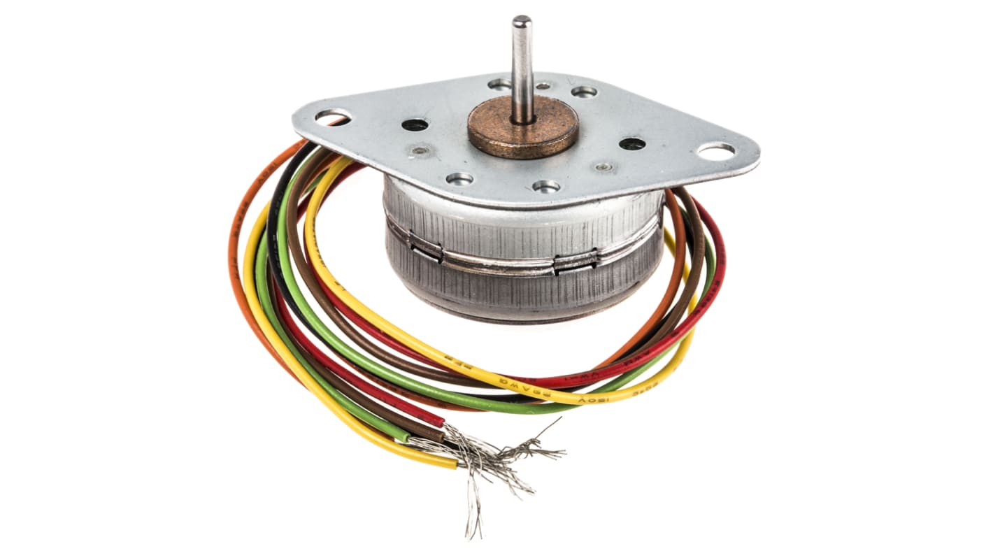 McLennan Servo Supplies 12 V Unipolær Permanent magnet Stepmotor, 9.0mNm holdemoment, 2mm akseldiameter