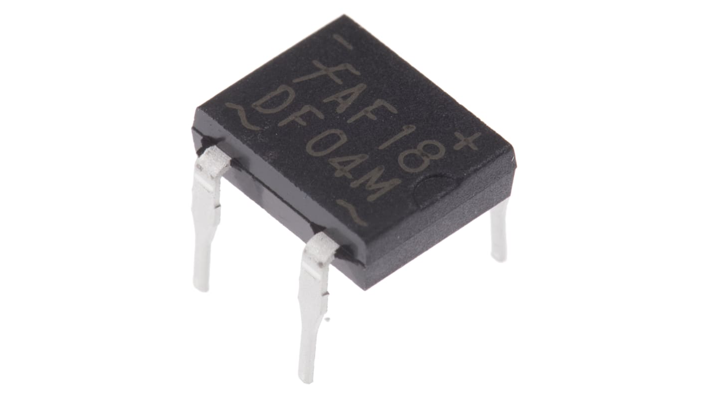 onsemi Brückengleichrichter, 1-phasig 1.5A 400V THT 1.1V PDIP 4-Pin 5μA