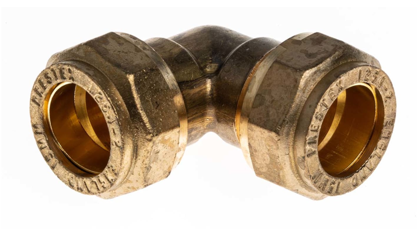 RS PRO Brass Compression Fitting, Elbow Coupler RS