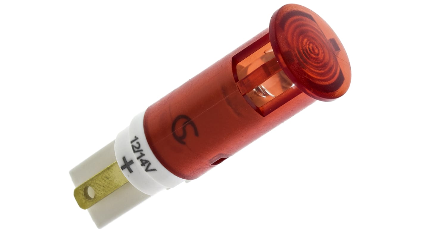 Voyant LED lumineux  Rouge Signal Construct, dia. 10mm, 12 → 14V