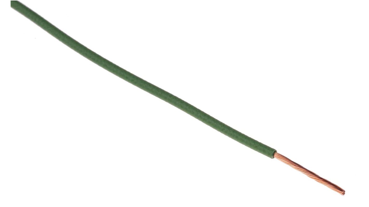 TE Connectivity ACW Series Green 0.5 mm² Automotive Wire, 19/0.19 mm, 100m