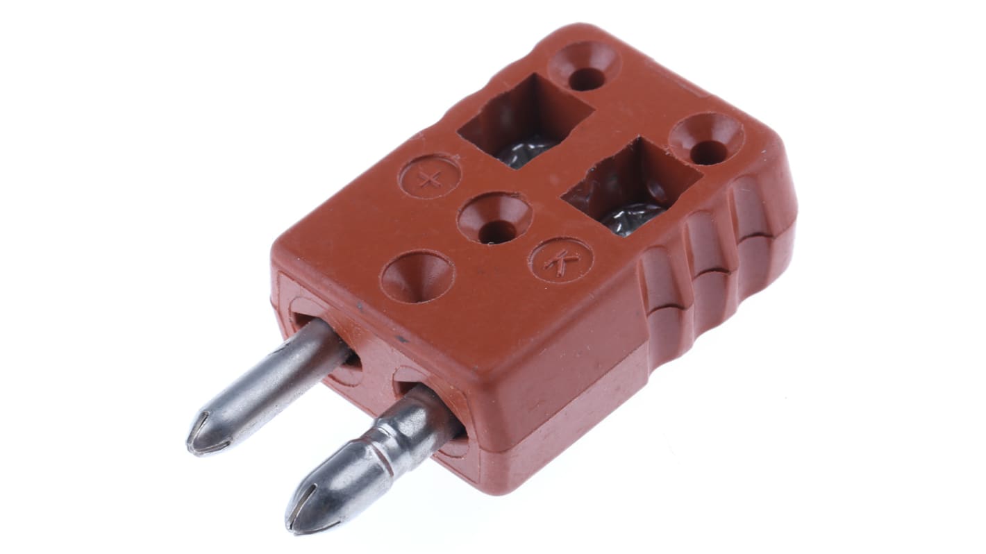 RS PRO Standard In-Line Plug Connector for use with Type K Thermocouple Type K, Standard