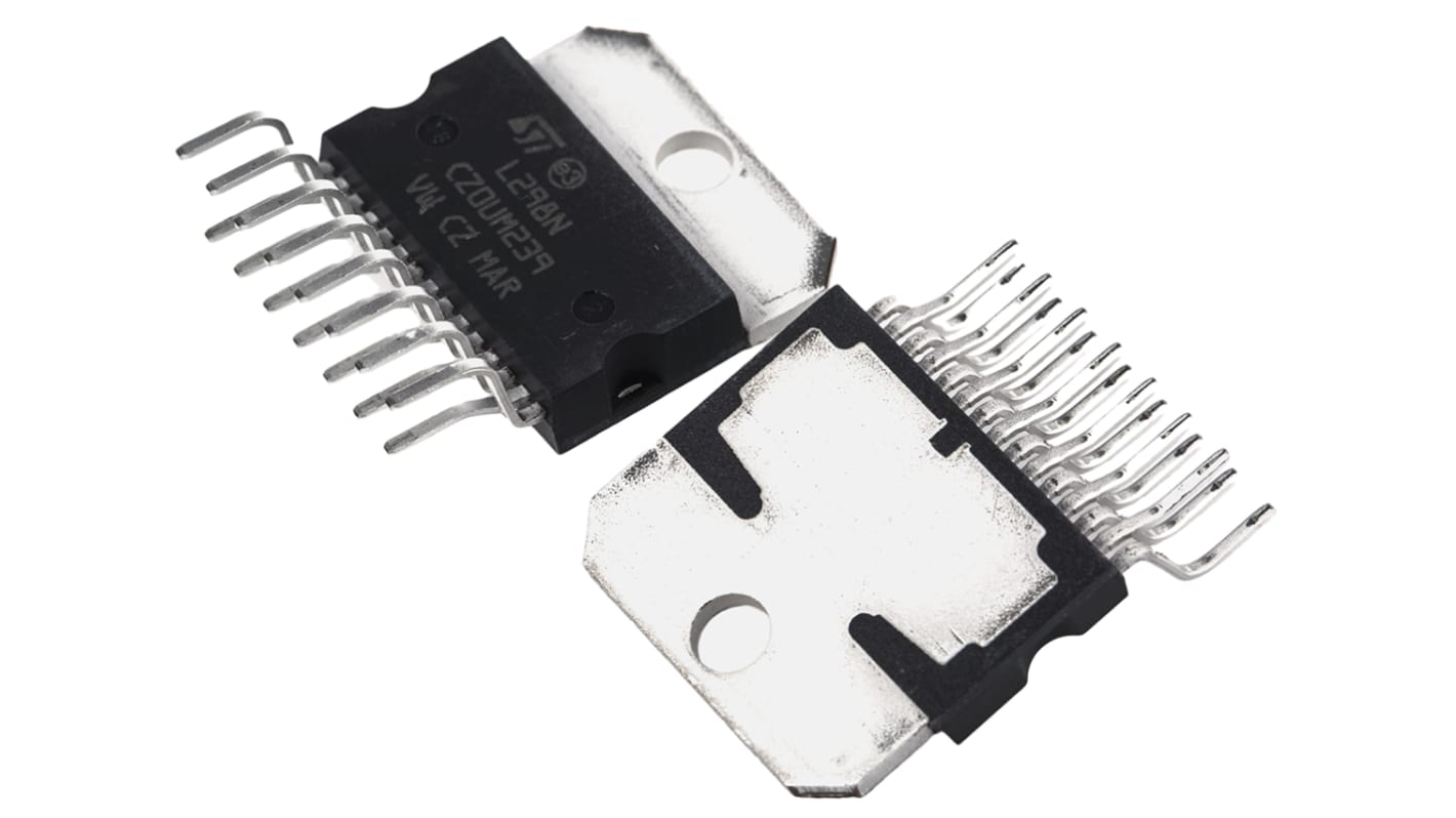 Motor Driver STMicroelectronics Passo-passo, Full bridge doppio, MULTIWATT V, 15-Pin