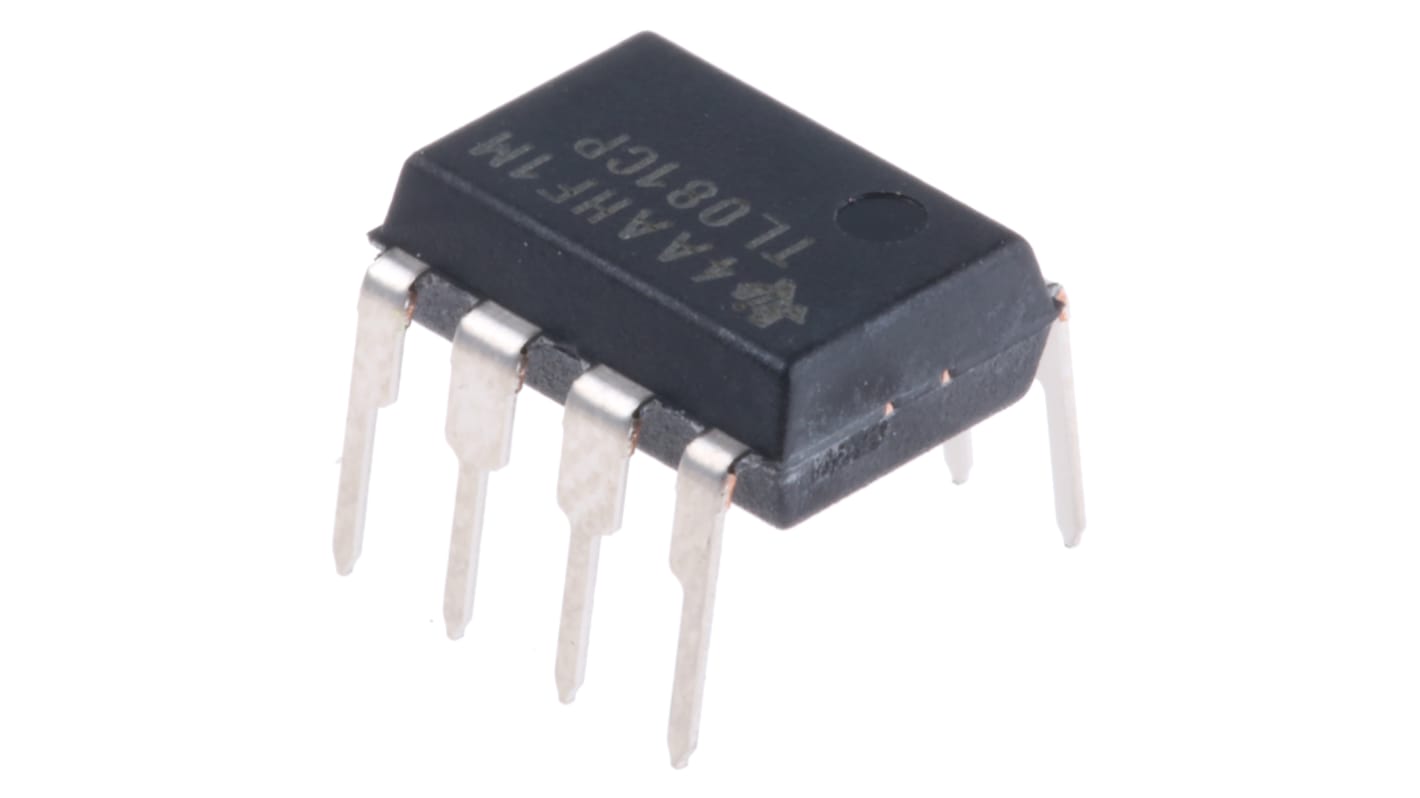 TL081CP Texas Instruments, Op Amp, 3MHz, 8-Pin PDIP