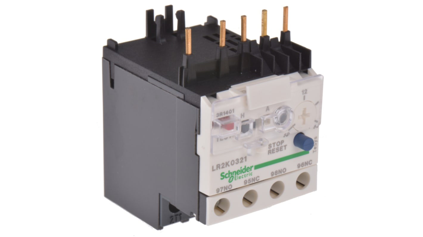 Relais de surcharge thermique Schneider Electric LR2K, 1 NO + 1 NF, 14 A, 250 V c.c., 690 V c.a.