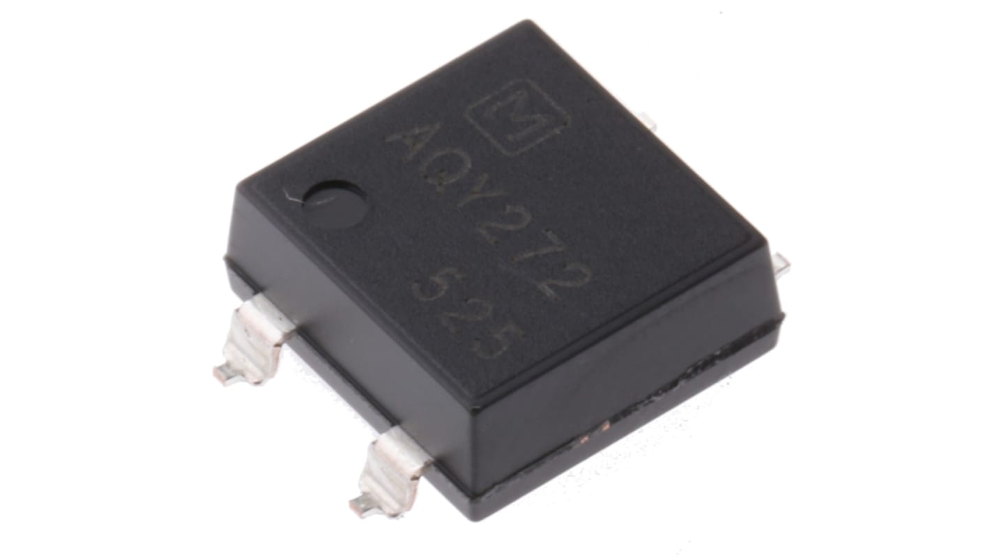 Panasonic, AQY272A DC Input MOSFET Output Optocoupler, Surface Mount, 4-Pin PDIP