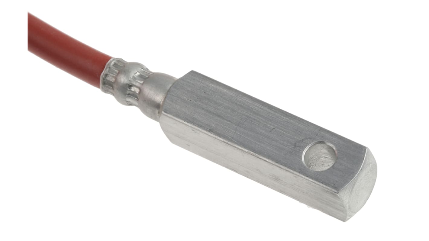 Sensor RTD PT100 Electrotherm, sonda: Ø M4, long. 40mm, cable de 2.5m, temp. -50°C → +200°C