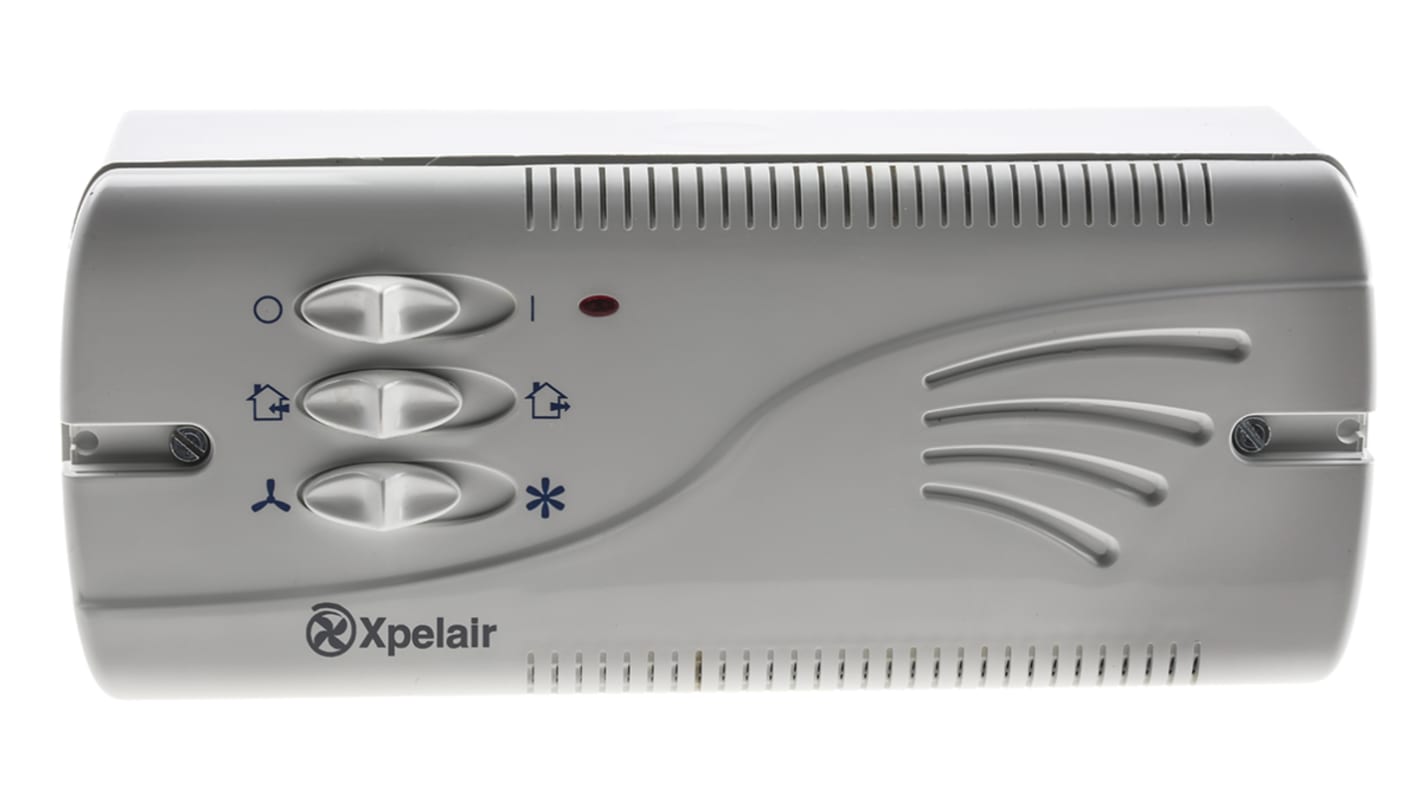 Controlador de velocidad de ventiladores de 2 velocidades Xpelair, 220 → 240 V, para usar con Ventiladores GX12,