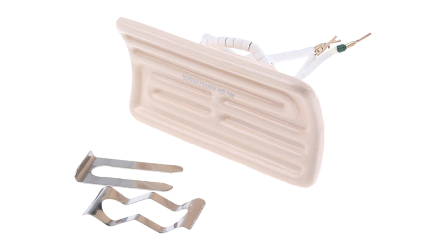 Ceramic Heating Element, 122mm, 325 W, 230 V ac RS