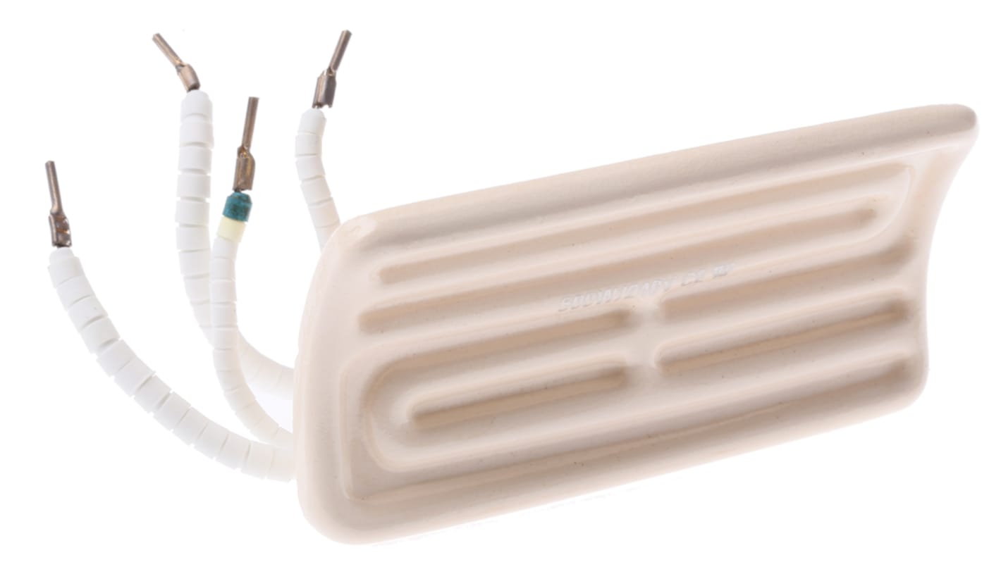 RS PRO Ceramic Heating Element, 122mm, 500 W, 230 V ac RS