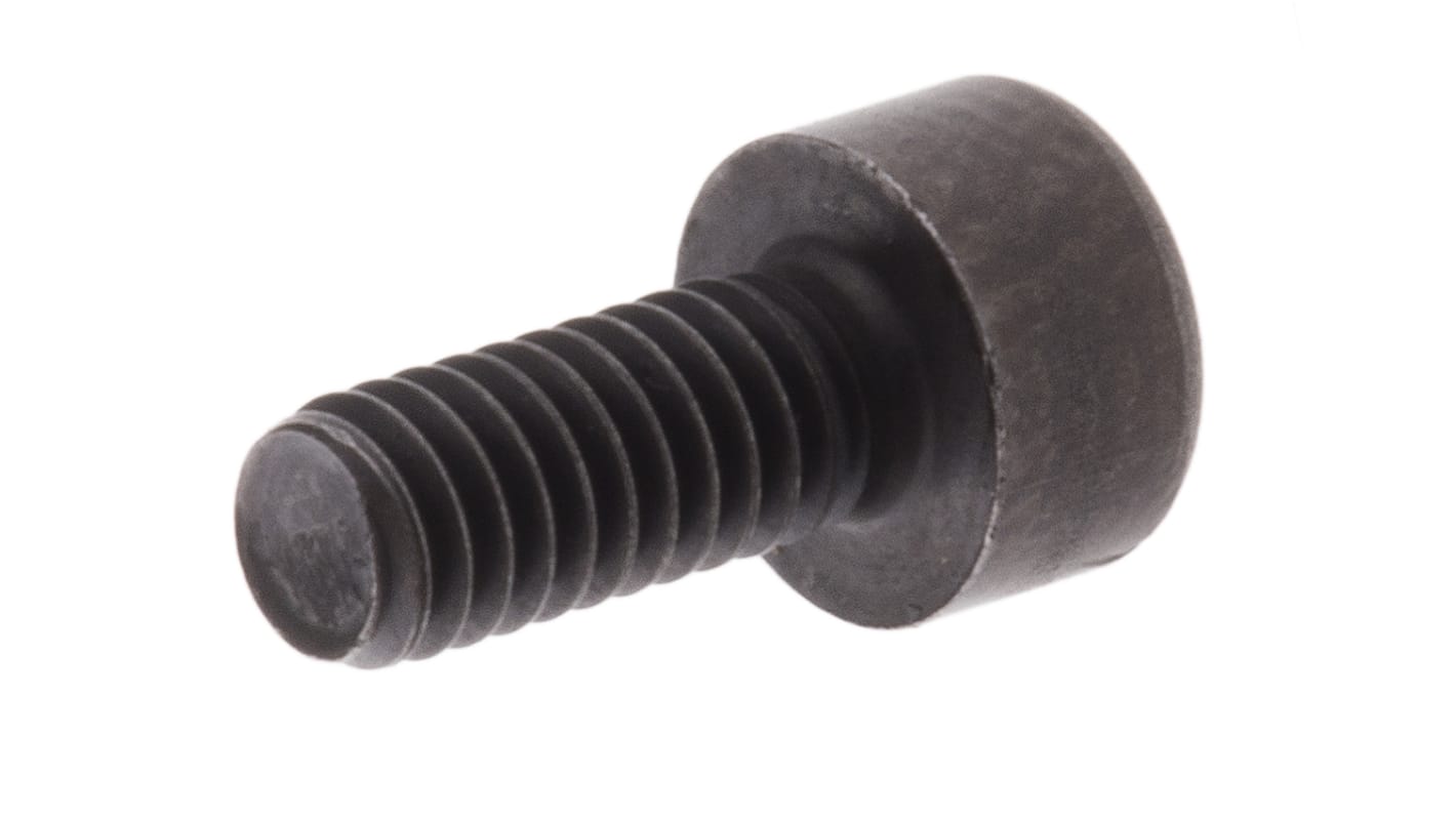 Holo-Krome Black, Self-Colour Steel Hex Socket Cap Screw, DIN 912, M2.5 x 6mm