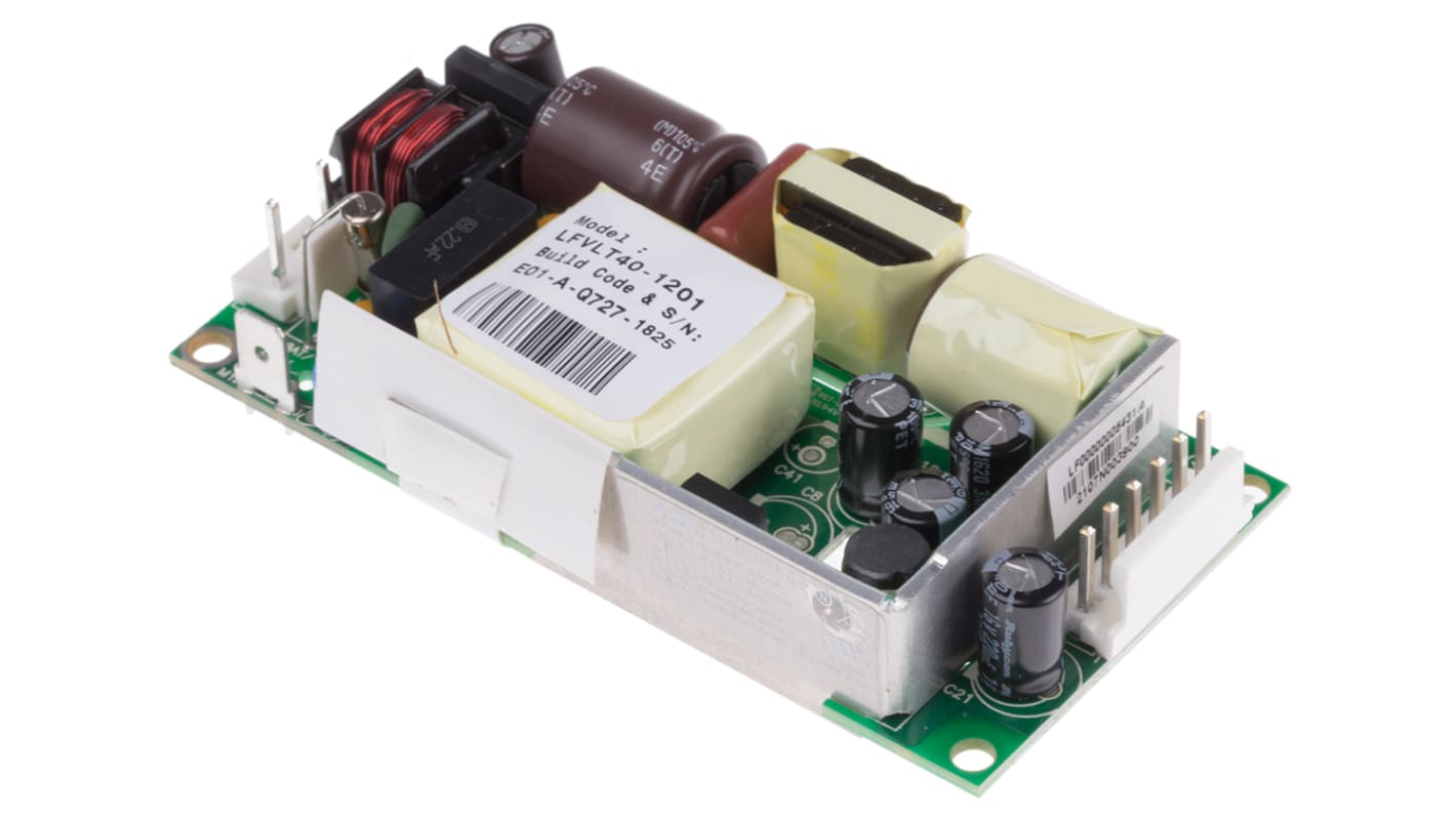 EOS Switching Power Supply, LFVLT40-1201, 12V dc, 3.5A, 40W, 1 Output ...
