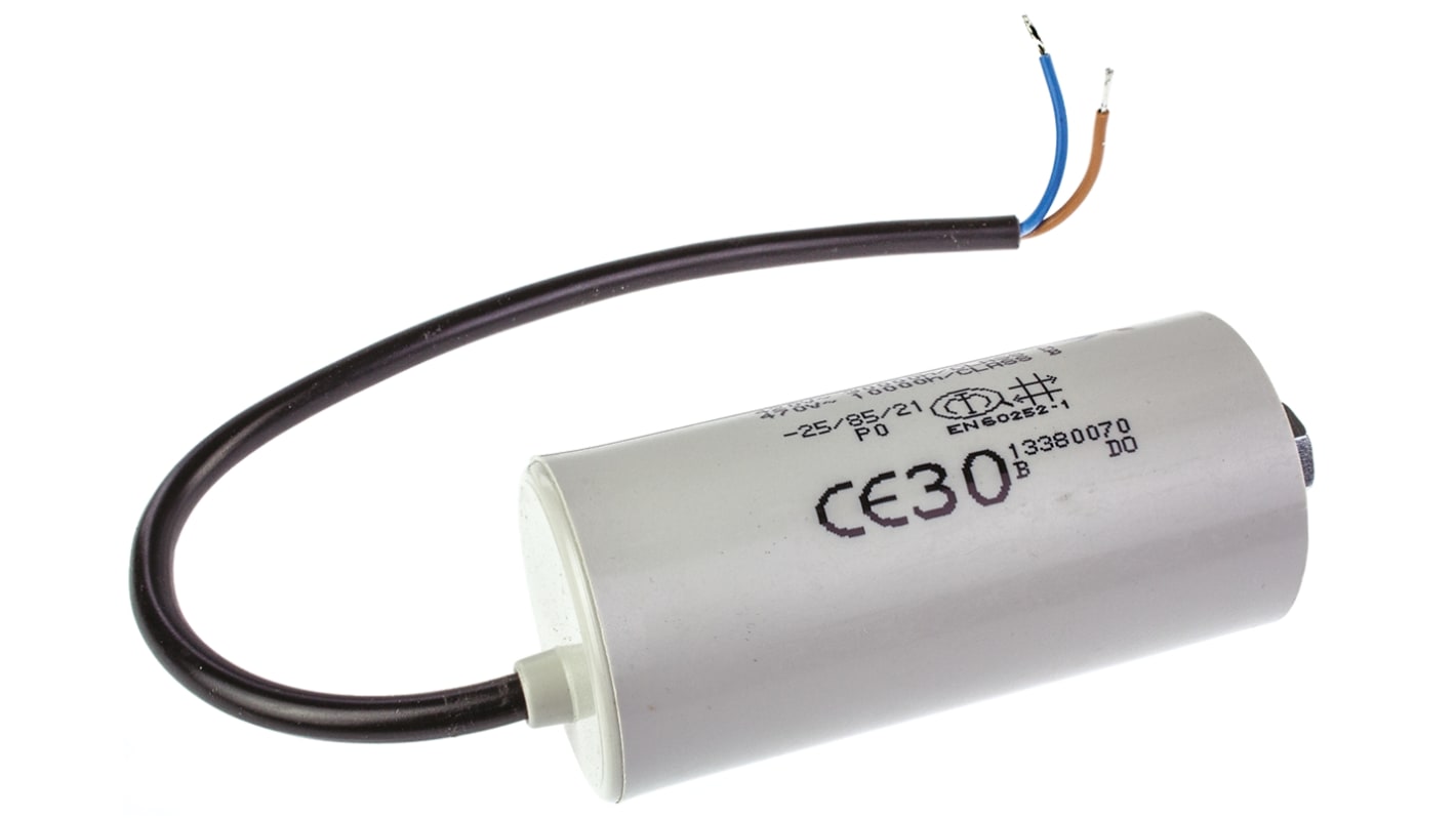 KEMET C27 Metallised Polypropylene Film Capacitor, 470V ac, ±5%, 30μF, Chassis Mount