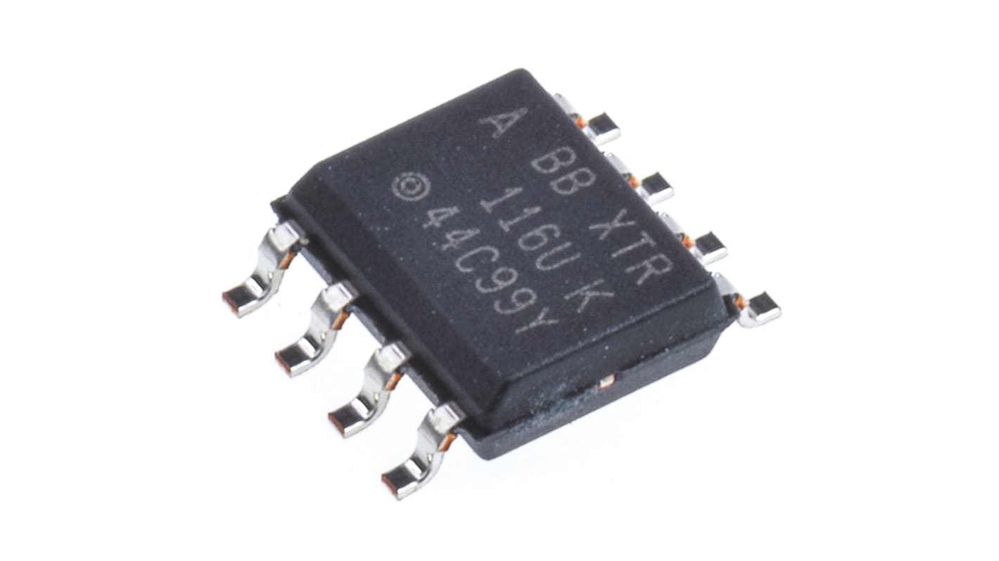 Transmiter pętli prądowej XTR116UA, 5V, 4 → 20 mA 8-pinowy SOIC, PSF_430771, Texas Instruments