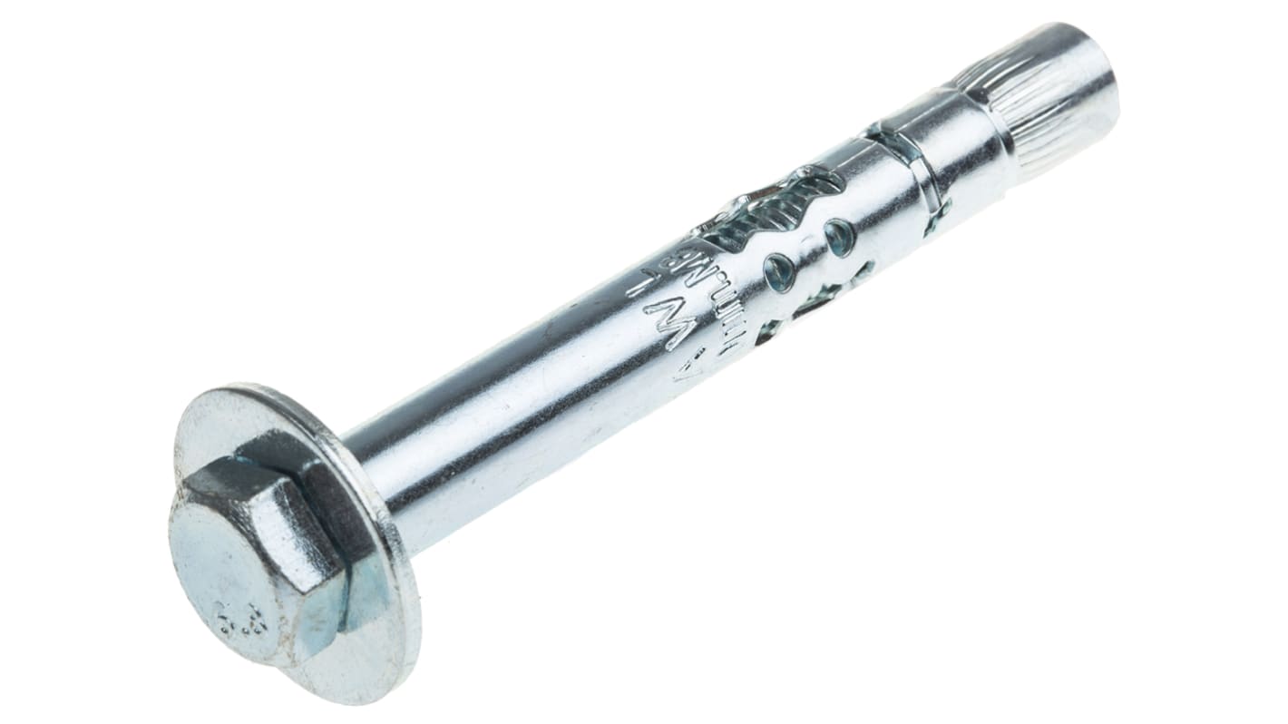 RawlPlug アンカーボルト, 鉄 M8 取付穴径10mm 長さ80mm