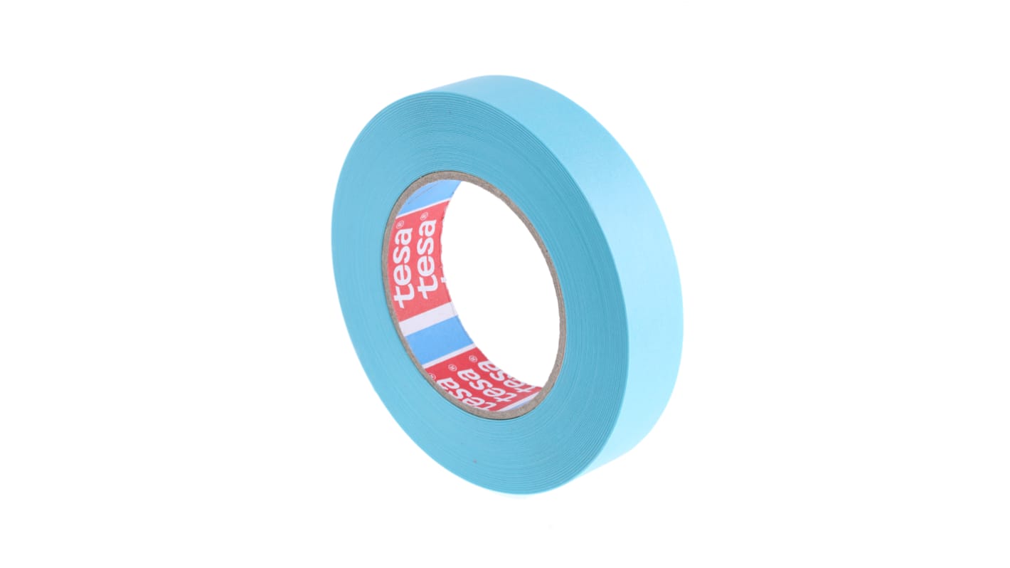 Nastro in Carta resistente ai raggi UV Tesa 4438, adesivo in Acrilico, 50m x 25mm x 0.17mm, Blu