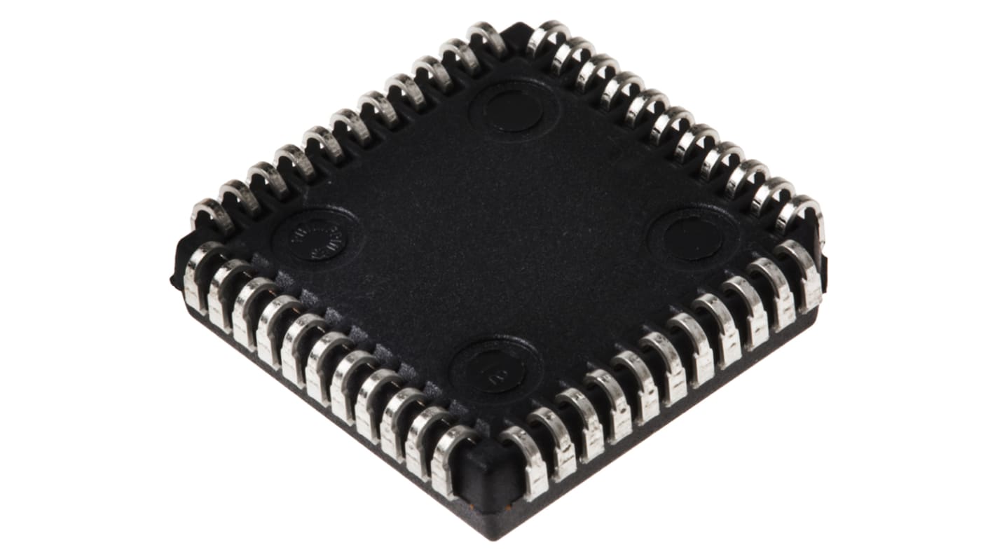 Microcontrolador Microchip PIC16F877-04/L, núcleo PIC de 8bit, RAM 368 B, 4MHZ, PLCC de 44 pines