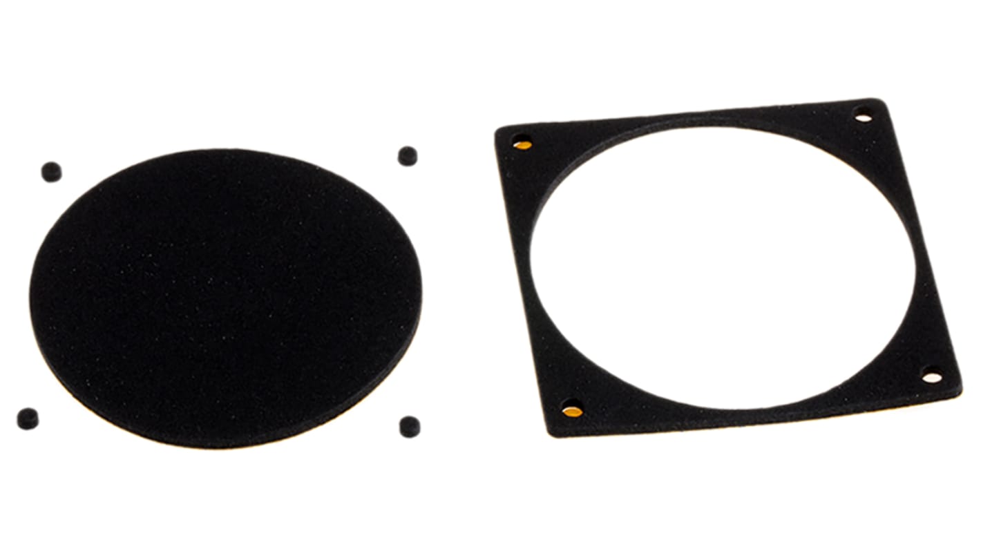 EPDM, Neoprene Fan Gasket, 80 x 80mm