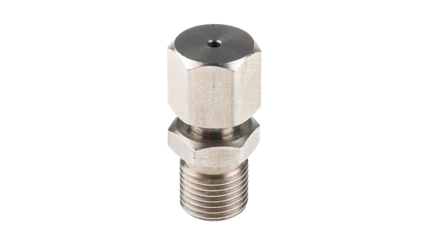 RS PRO, 1/8 BSPP Thermocouple Compression Fitting for Use with Thermocouple, 1.5mm Probe, RoHS Compliant Standard