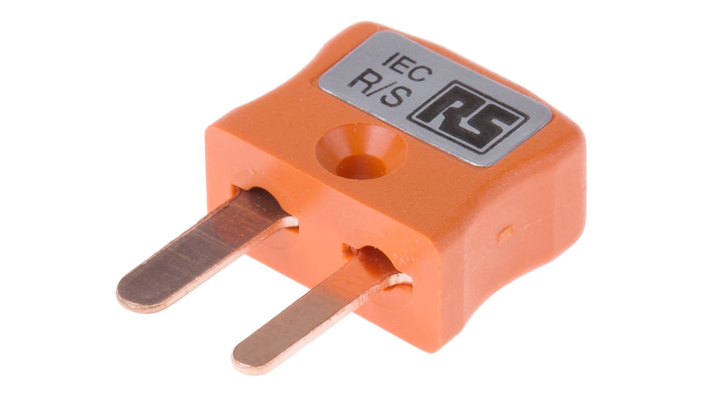 RS PRO, Miniature Thermocouple Connector for Use with Type R/S Thermocouple, 4mm Probe, IEC, RoHS Compliant Standard