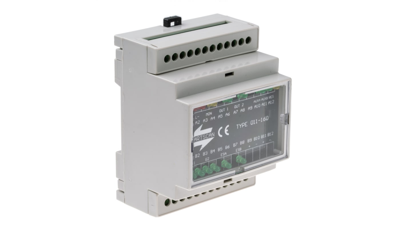 Relé de seguridad Smartscan MFU de 2 canales, para Cortina/haz de luz, 24V dc, cat. seg. ISO 13849-1 4