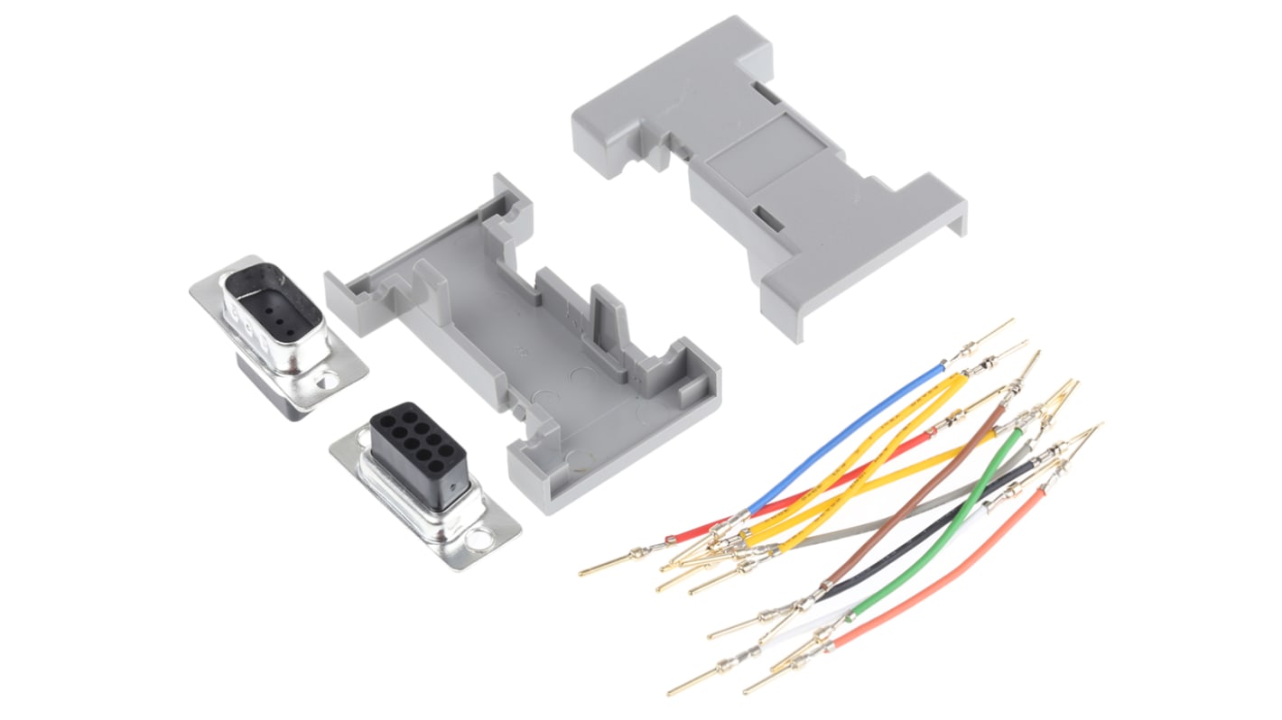 Adaptador D-Sub RS PRO de D-Sub de 9 vías Macho a D-Sub de 9 vías Macho